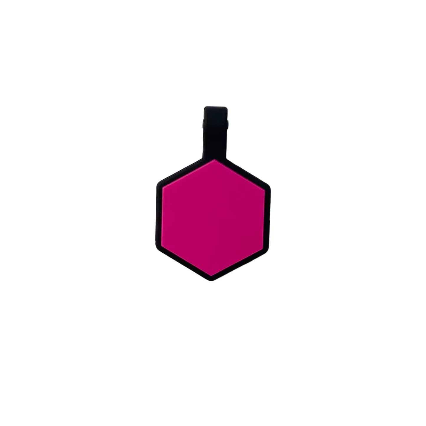 Plaquita de goma Hexagono