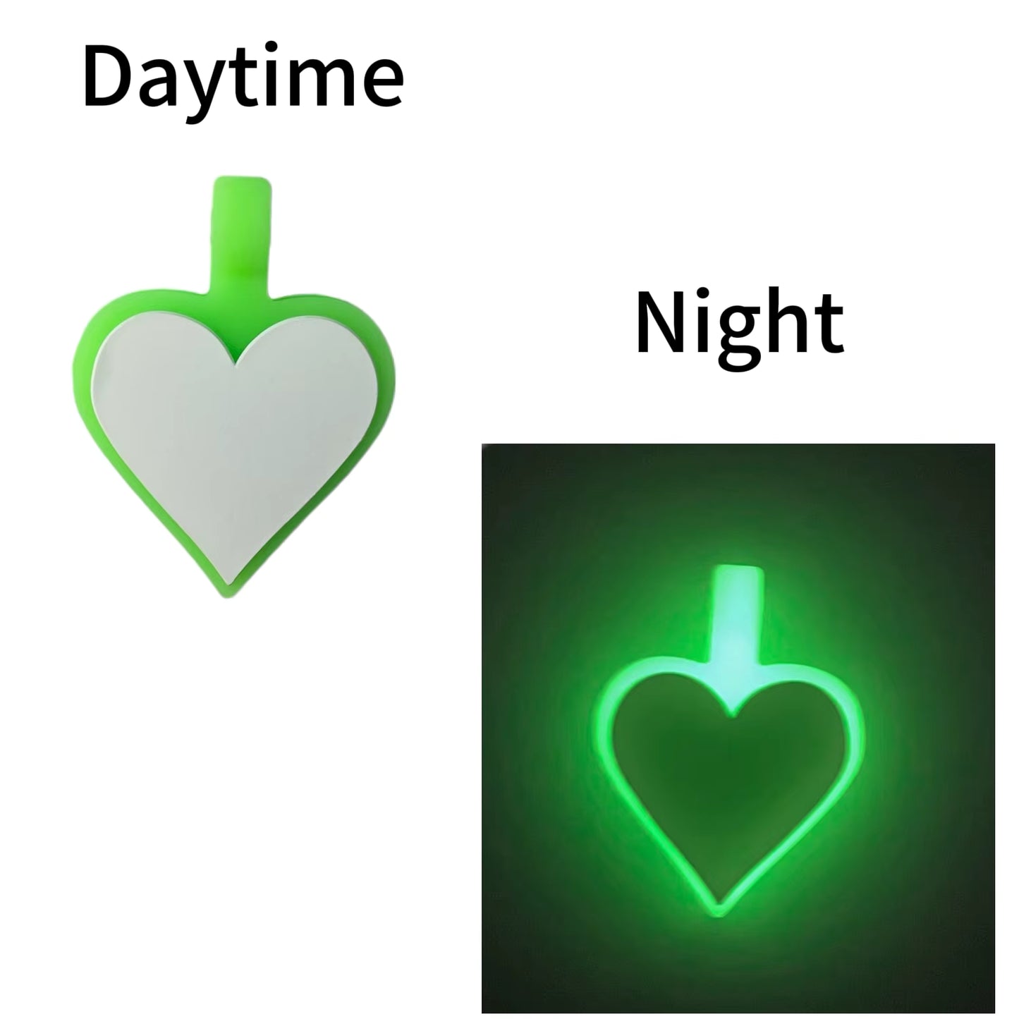 Plaquita de goma Corazón