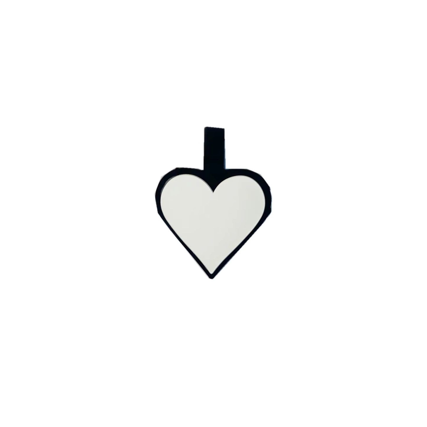Plaquita de goma Corazón