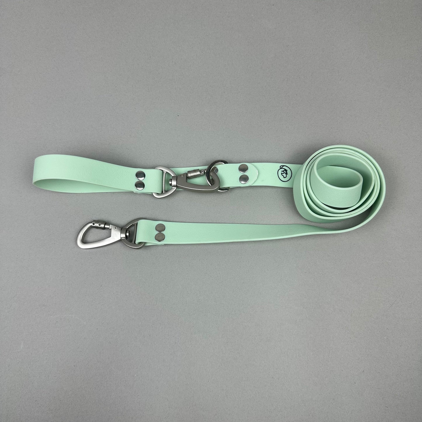 Traílla doble función Impermeable menta