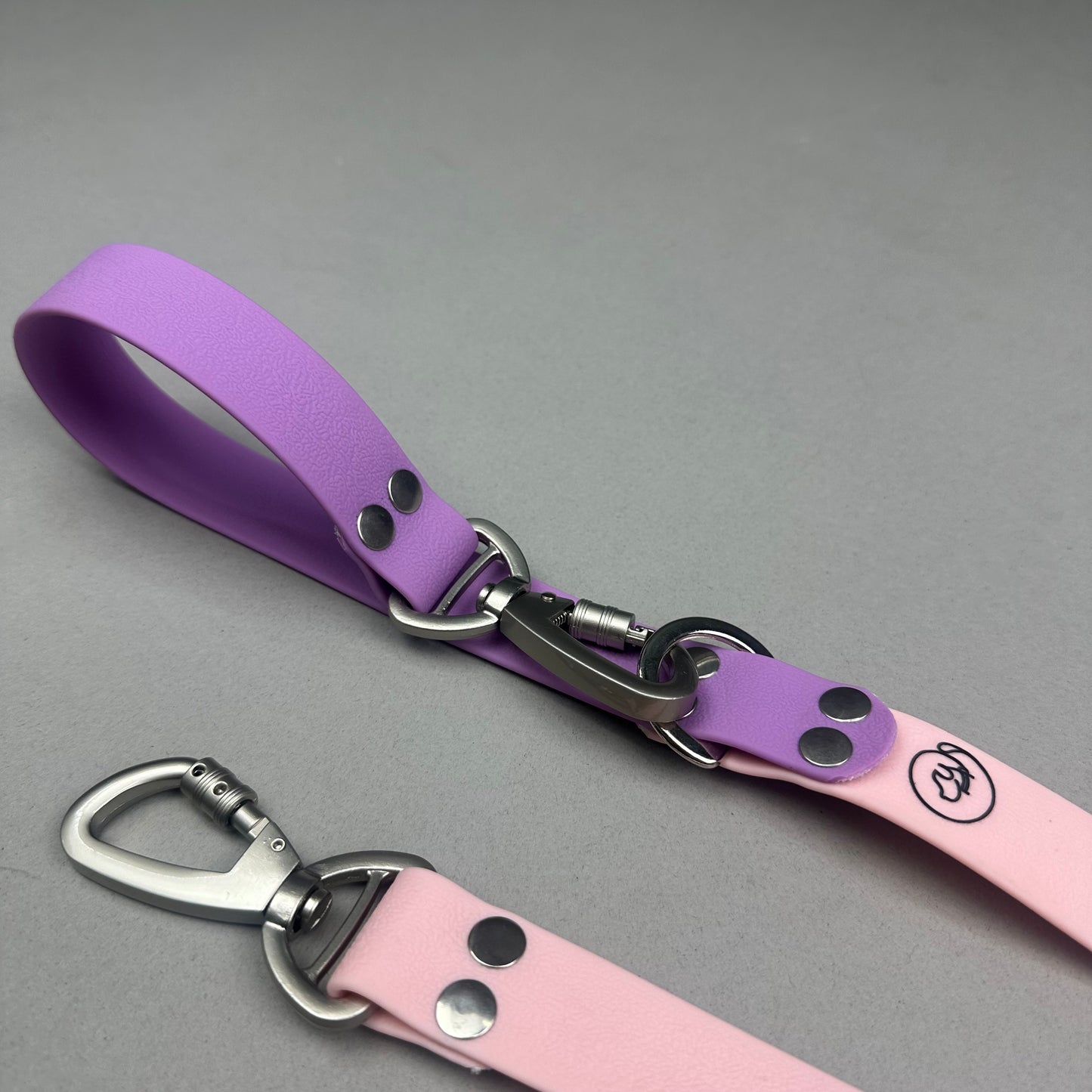 Traílla doble función Impermeable Rosa/Lila