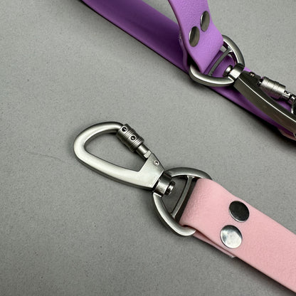 Traílla doble función Impermeable Rosa/Lila
