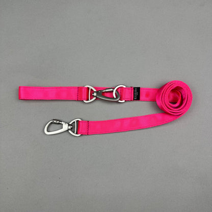 Traílla doble función Fucsia