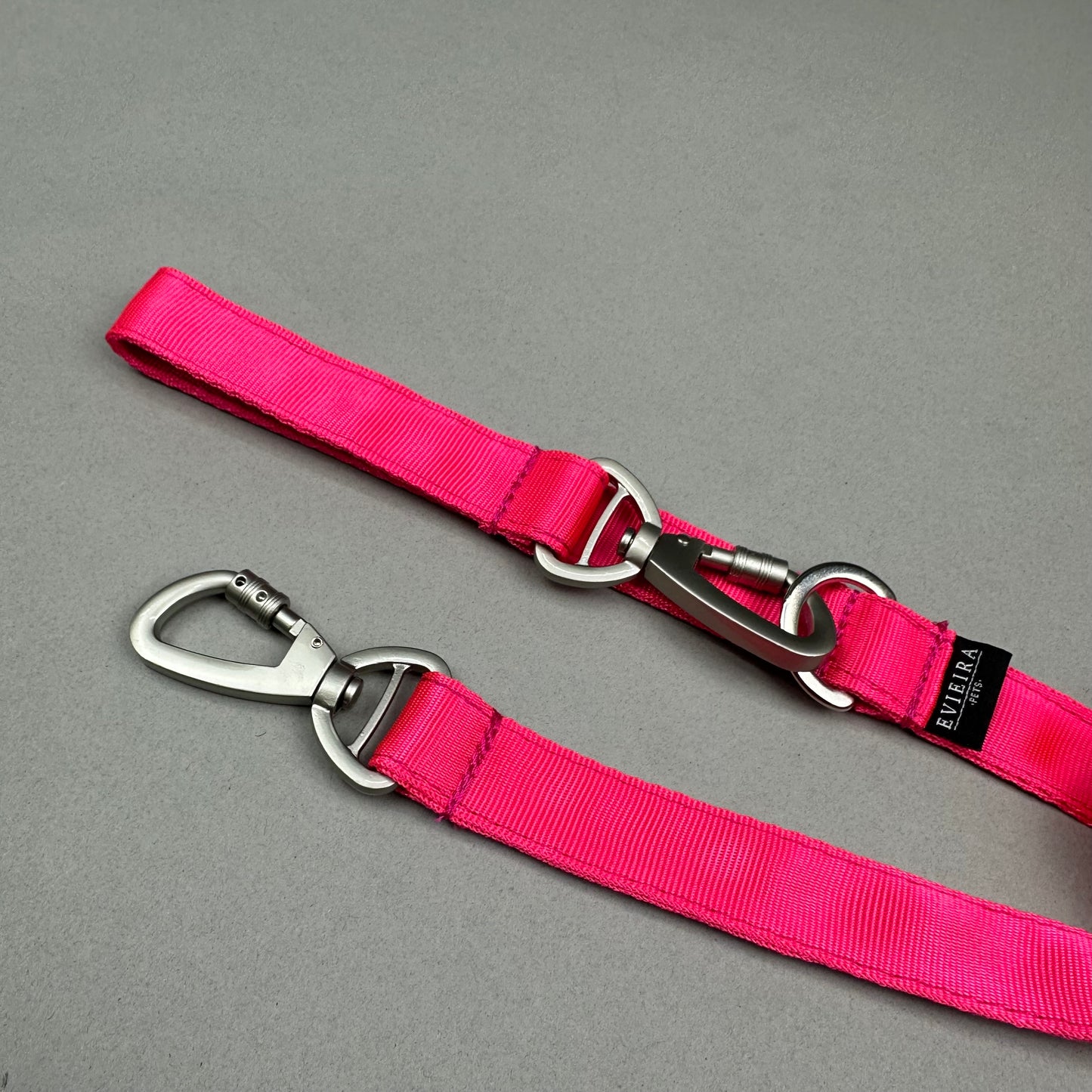 Traílla doble función Fucsia