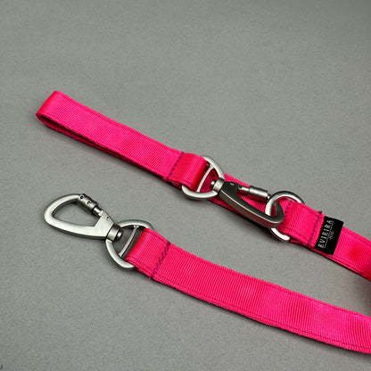 Traílla doble función Fucsia