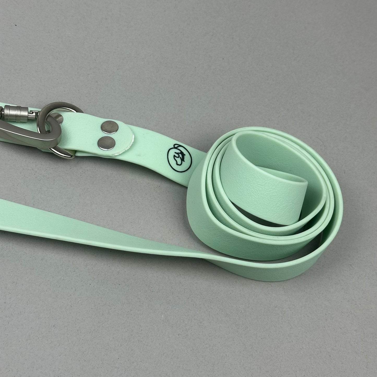 Traílla doble función Impermeable menta