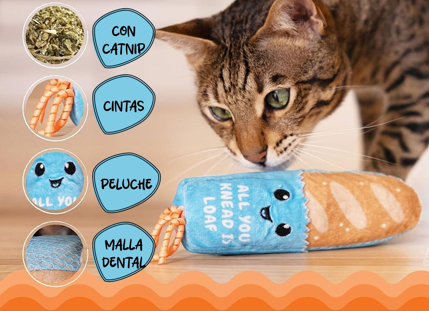CATSTAGES GATO FRISKY LOAF CATNIP KICKER