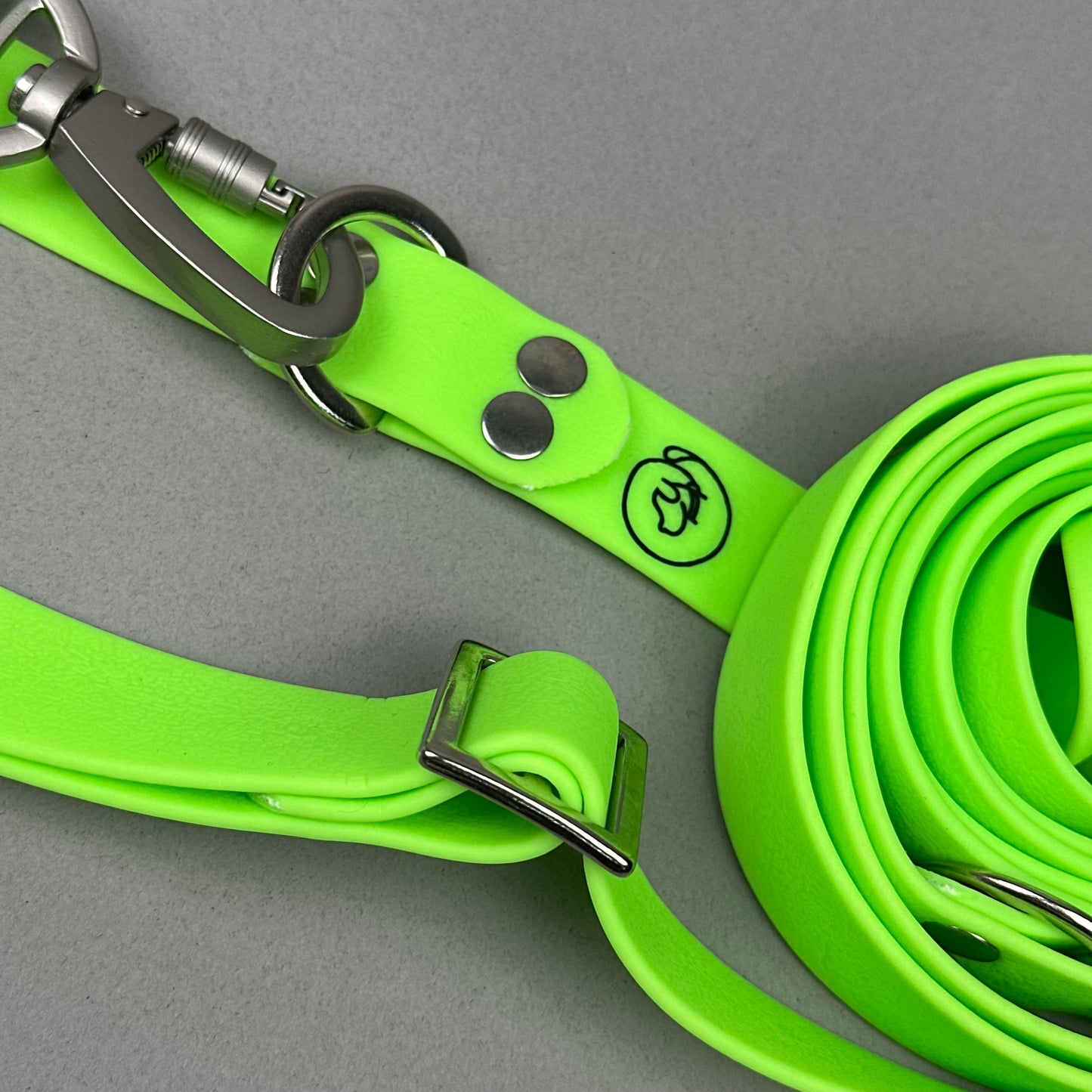 Traílla multipropósito impermeable Verde neón