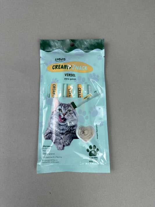 Creamy snack verdel