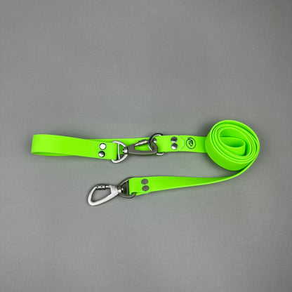 Traílla doble función Impermeable Verde neón