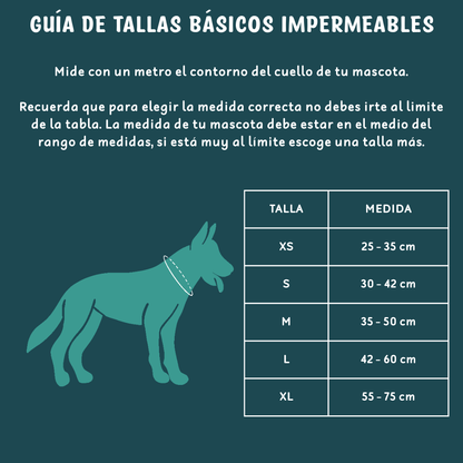 Collar básico impermeable COFFEE