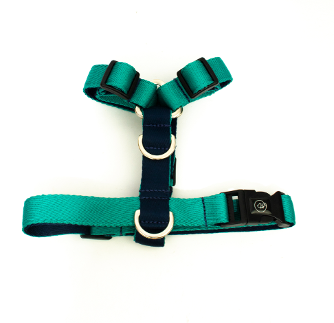 Arnés en H mini navy (1.5 cm)
