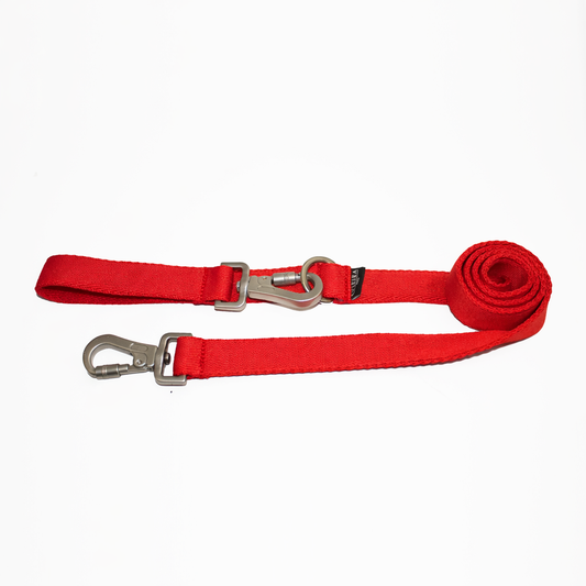 Traílla doble función roja