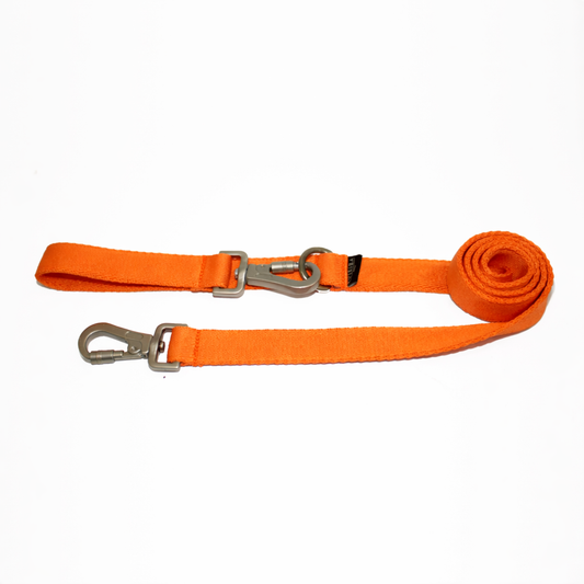 Traílla doble función Naranja