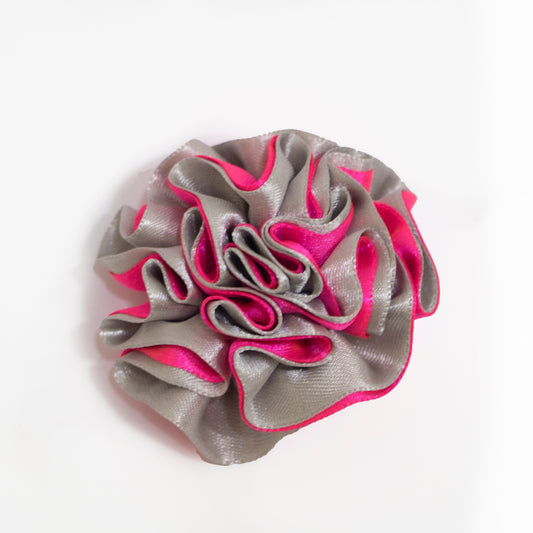 Flor Fucsia/gris