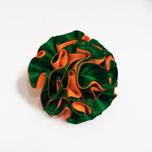 Flor Verde/naranja
