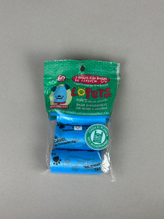 Bolsas Biodegradable x3 LOPETS