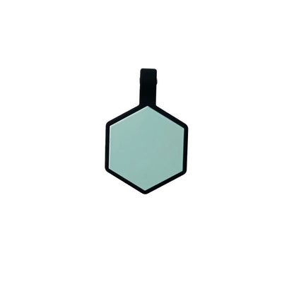 Plaquita de goma Hexagono