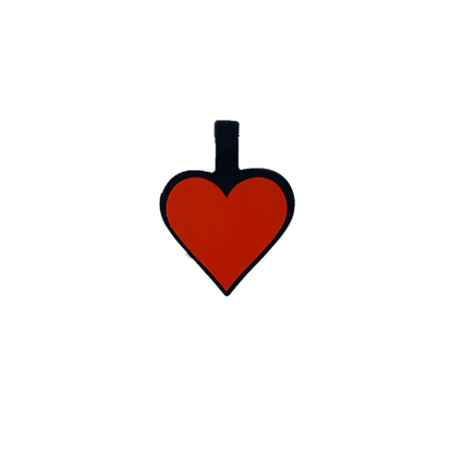 Plaquita de goma Corazón