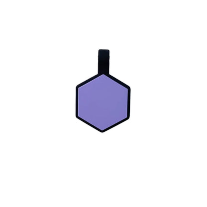 Plaquita de goma Hexagono