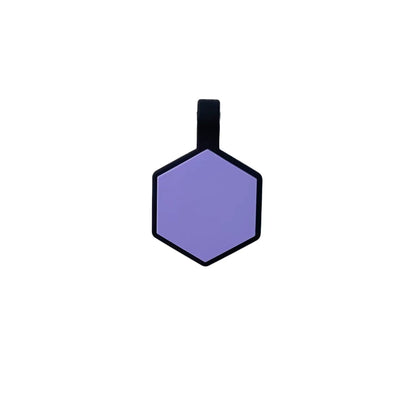 Plaquita de goma Hexagono