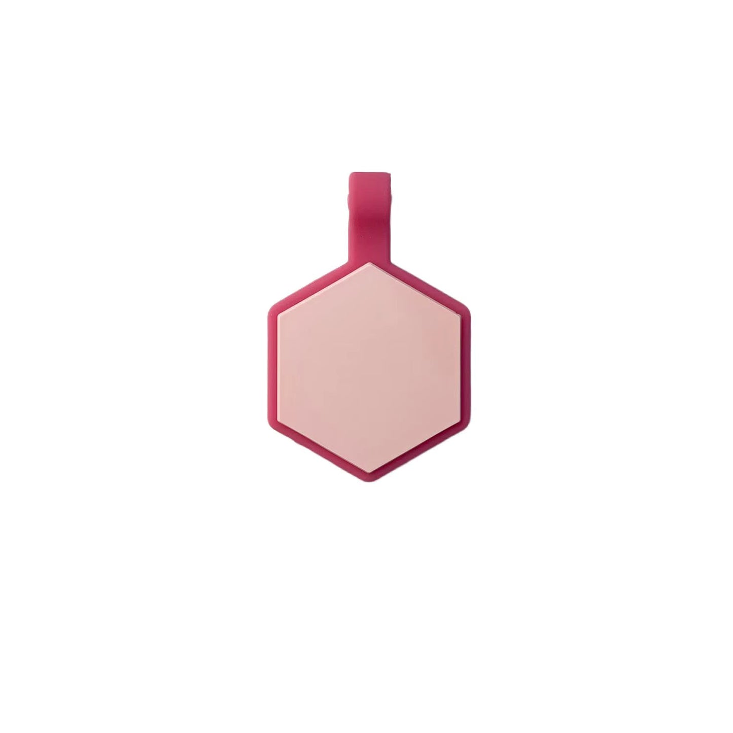 Plaquita de goma Hexagono