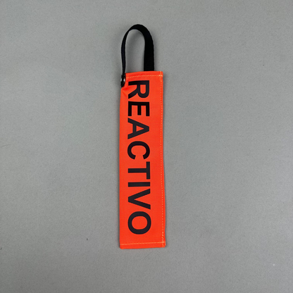 TAG para traílla REACTIVO (naranja)