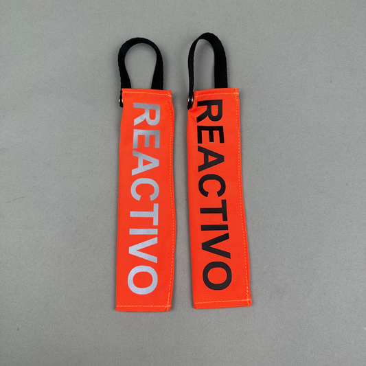 TAG para traílla REACTIVO (naranja)