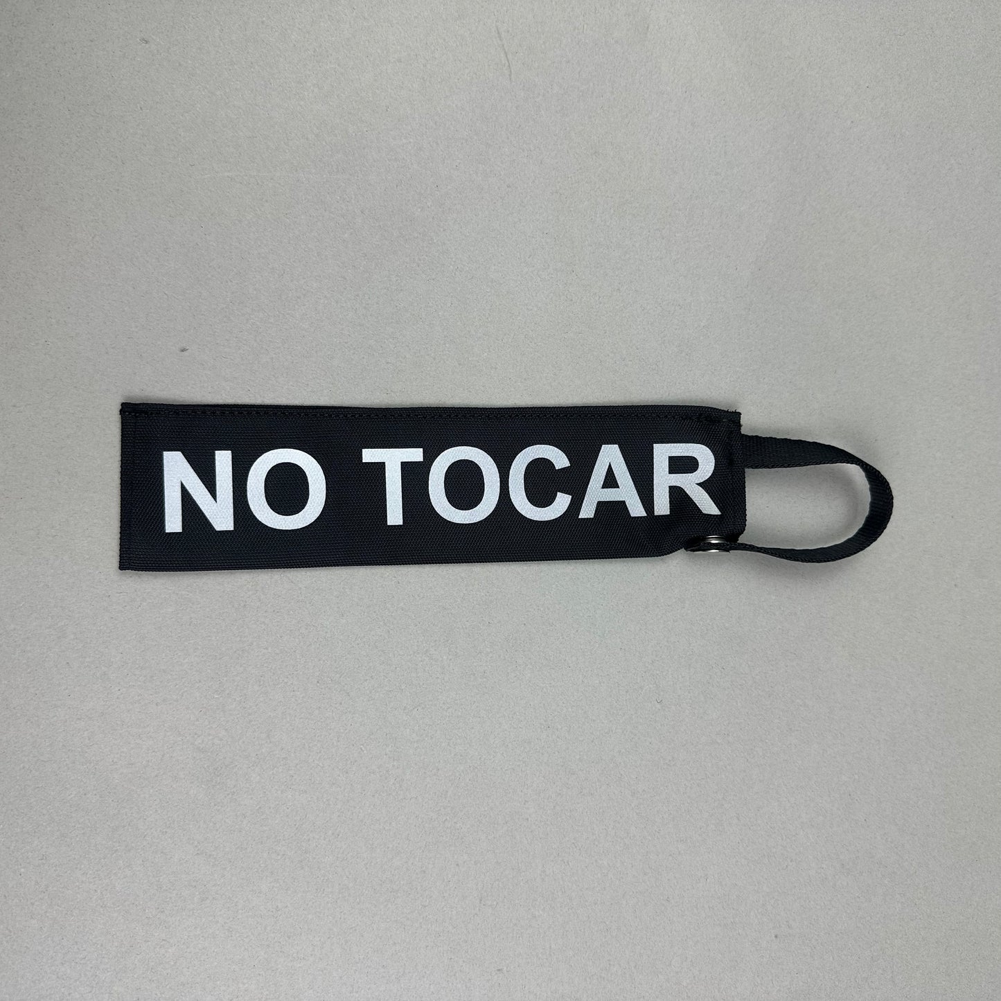 TAG para traílla NO TOCAR (negro)