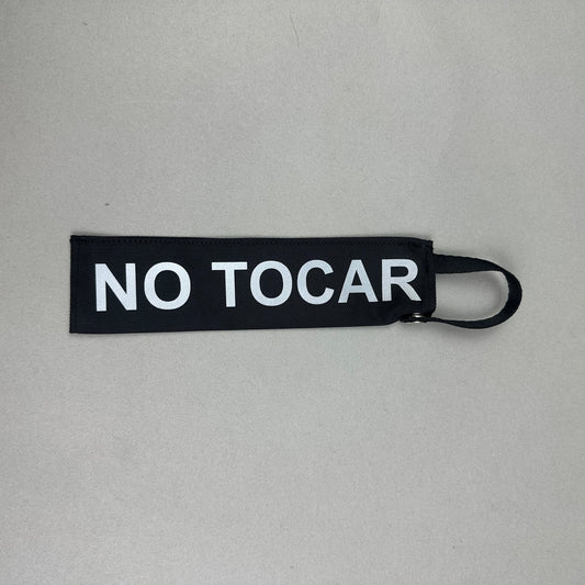 TAG para traílla NO TOCAR (negro)