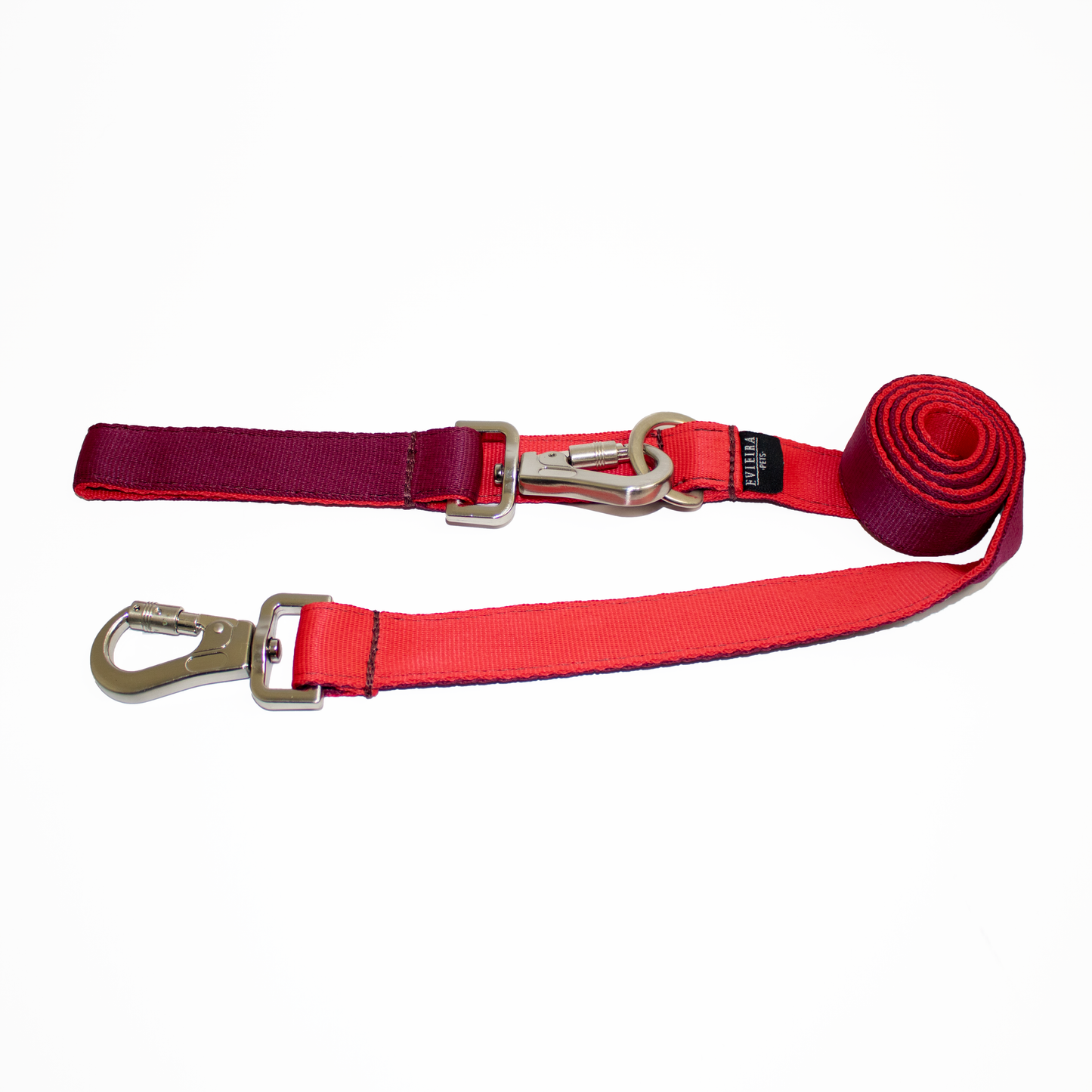 Traílla doble función Granate