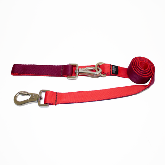 Traílla doble función Granate