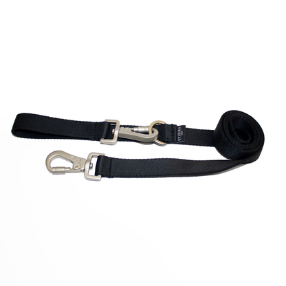 Traílla doble función Negra