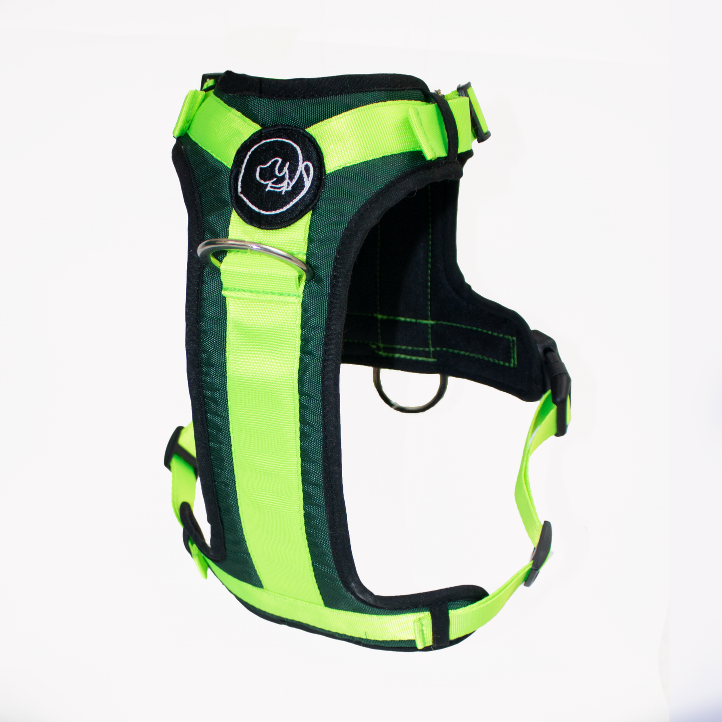 Pechera Fortex Verde militar-Verde neón