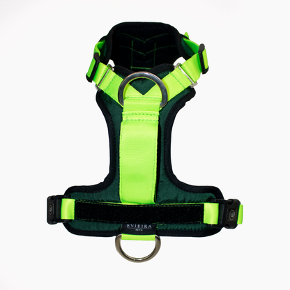 Pechera Fortex Verde militar-Verde neón