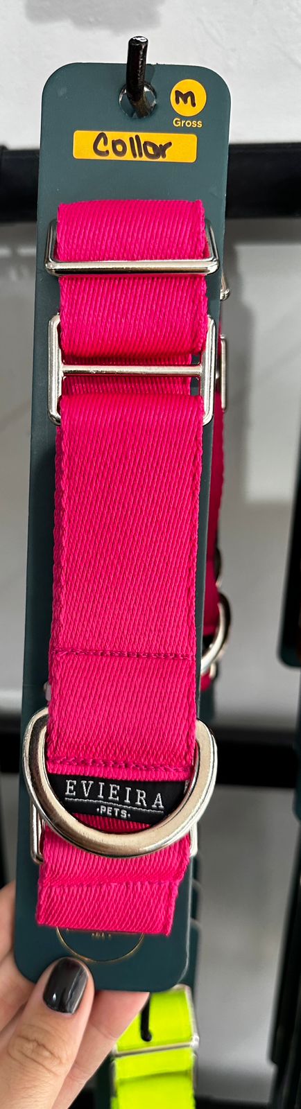 Collar martingale fucsia neón