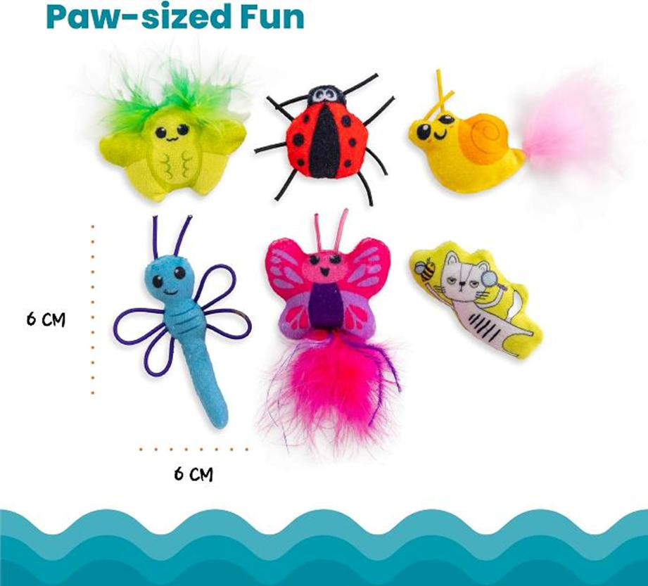 CATSTAGES GATO SELFCARE CUTE AS A BUG 6PK