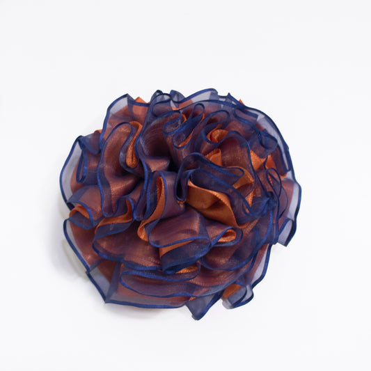 Flor Naranja/azul