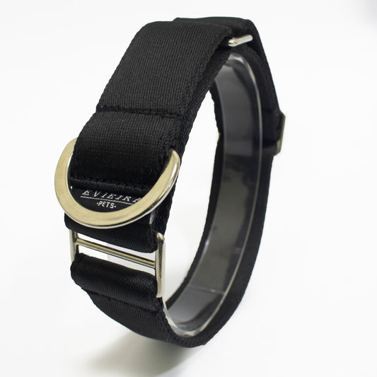 Collar martingale Negro gross (4 cm)