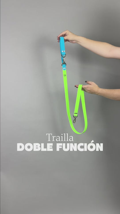 Traílla doble función Impermeable SKYBLUE