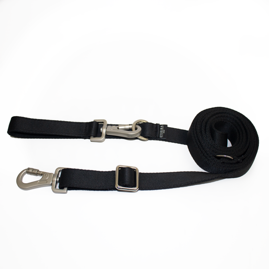 Traílla multipropósito Negra (3 metros)