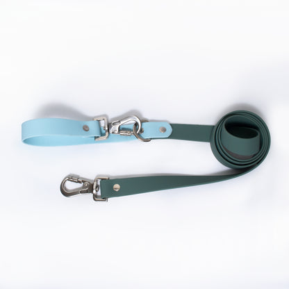 Traílla doble función impermeable PISTACHO